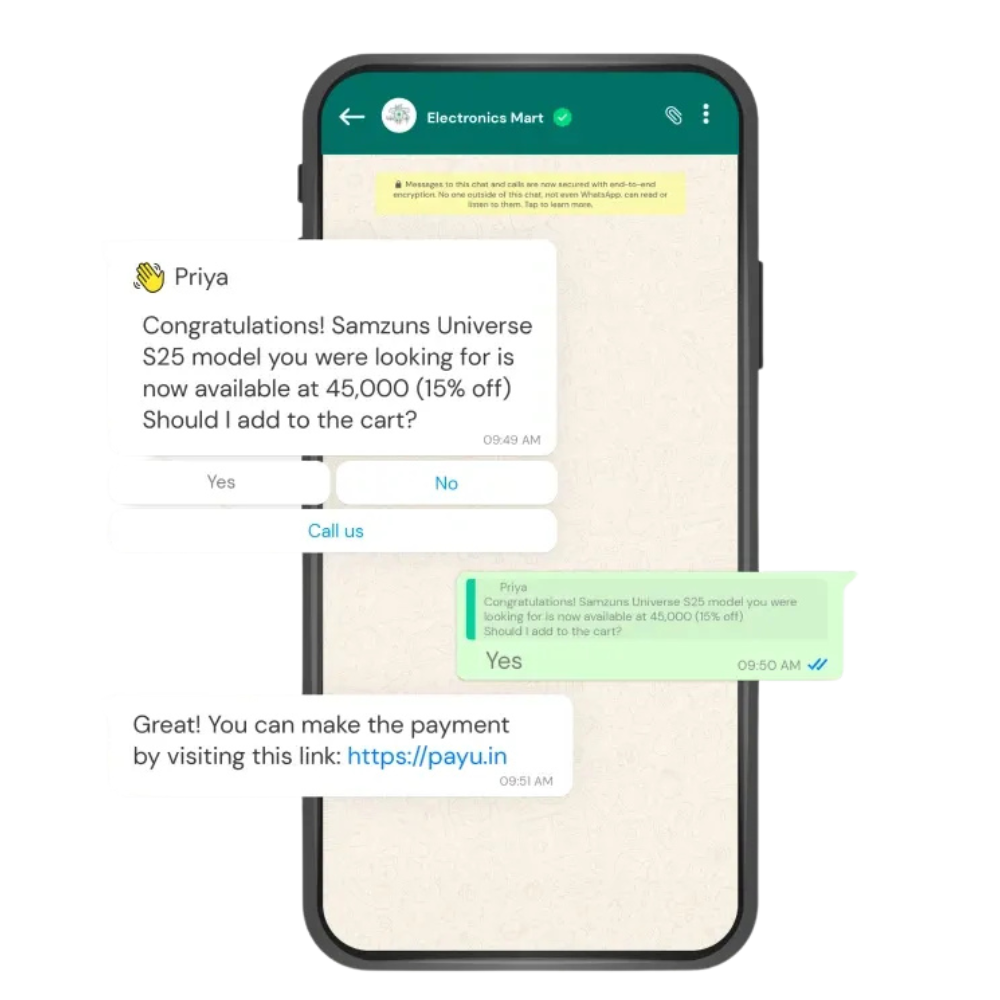 AI Chatbot on a smartphone