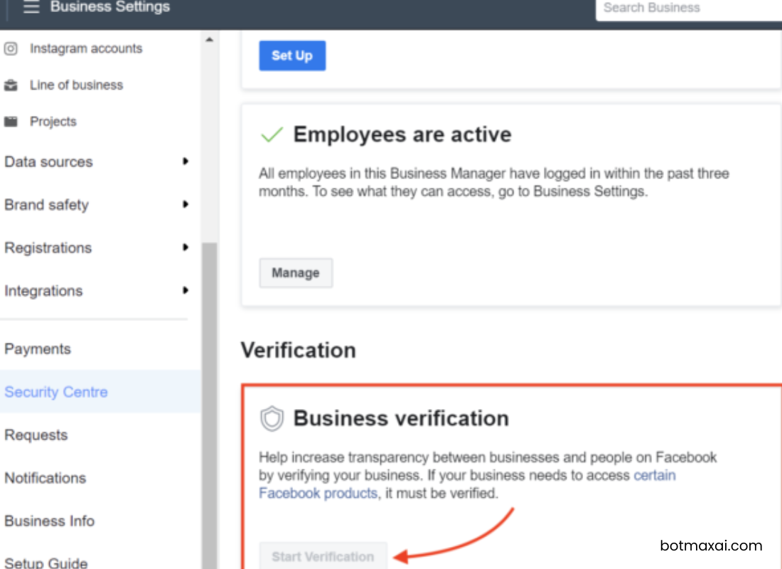 Facebook Business Manager Verification